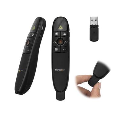 StarTech.com Wireless Presentation Remote with Red Laser Pointer - 90 ft. - PowerPoint Presentation Clicker for Mac & Windows (PRESREMOTE) StarTech.com Wireless Presentation Remote with Red Laser Pointer - 90 ft. - PowerPoint Presentation Clicker for Mac & Windows (PRESREMOTE)